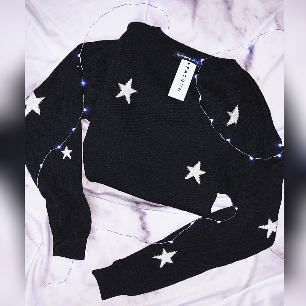 Brandy Melville Alanis Star Sweater